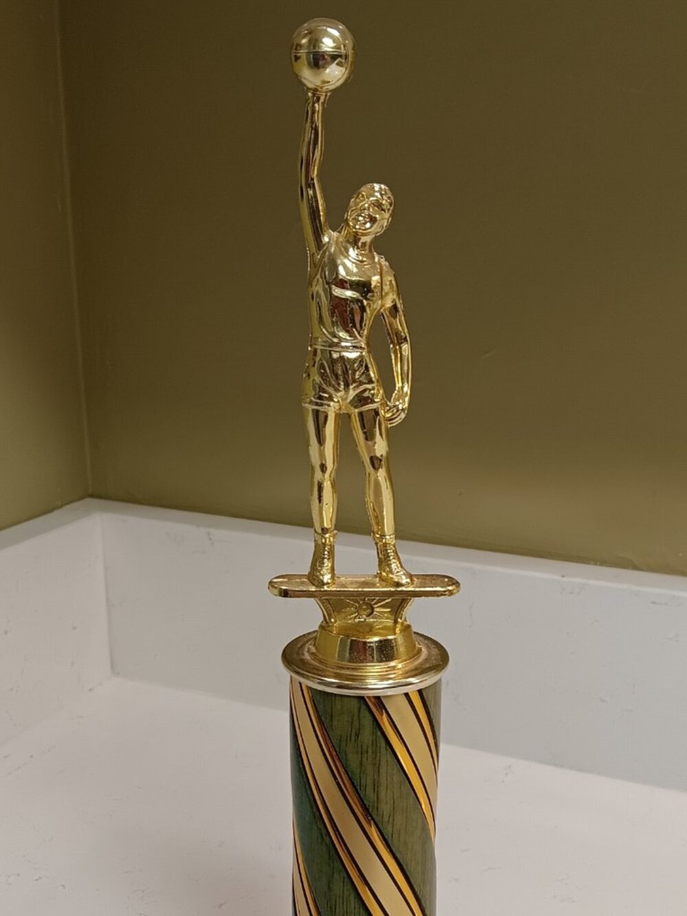 Vintage 14" Tall Basketball Trophy